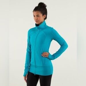 Lululemon nice asana teal jacket